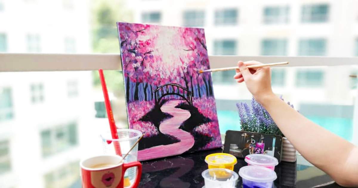 47  Instant artist painting kit for desktop background